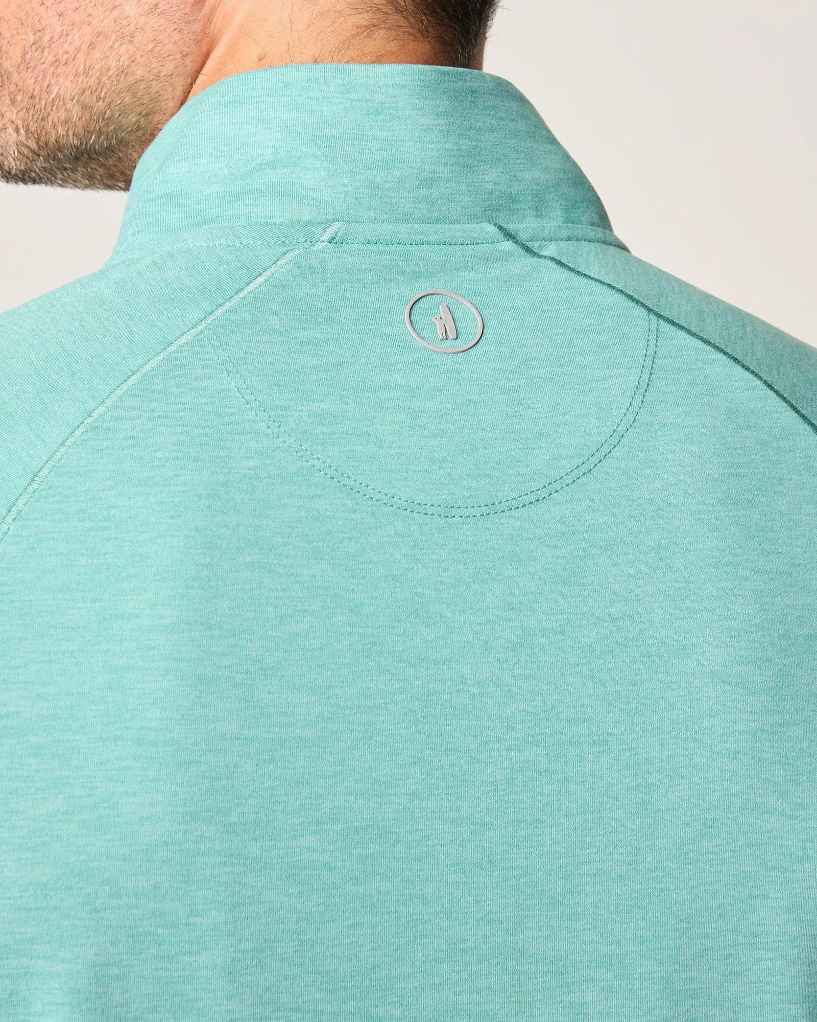 Johnnie-O Freeborne Performance 1/4 Zip Pullover Sweater - Green Grass