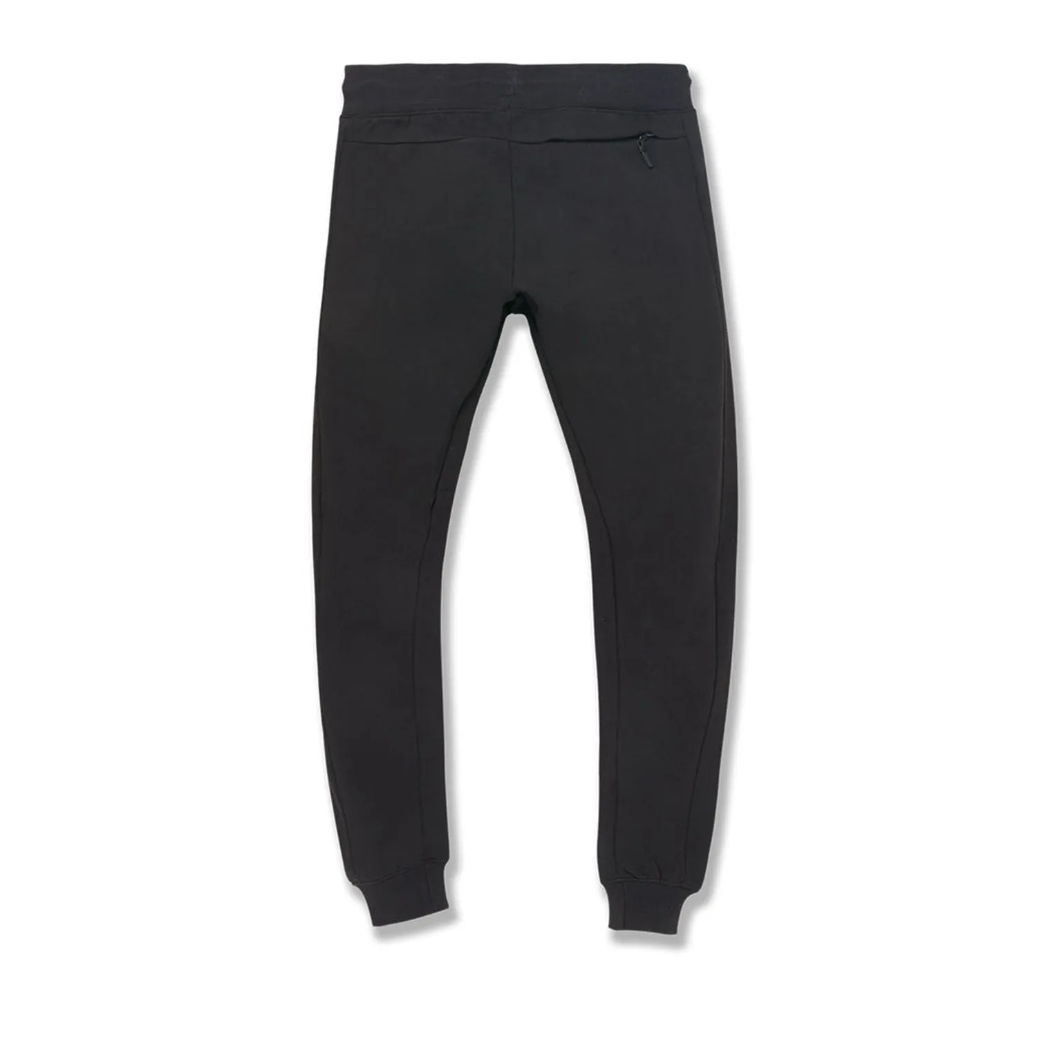 Jordan Craig Men's Uptown Modern Basic Fleece Jogger Sweatpants Black