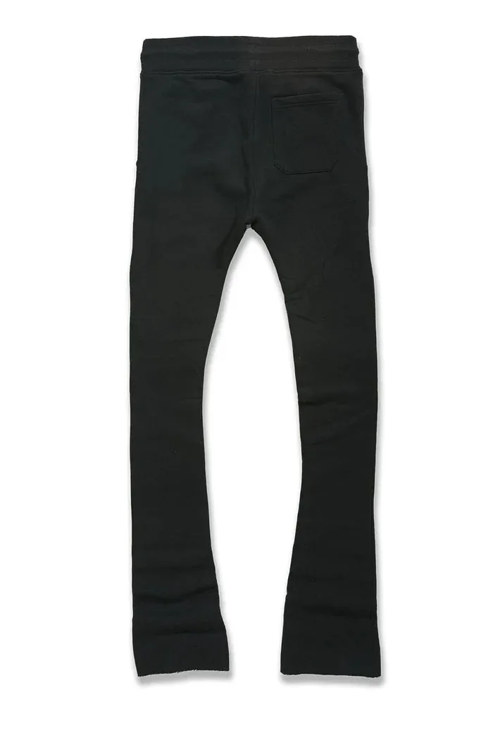 Jordan Craig Uptown Stacked Sweatpants (Black)