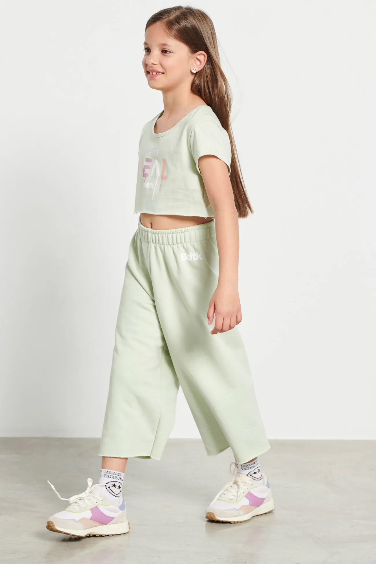 Kids’ BDTK high-waisted 7/8 sweatpants for girls