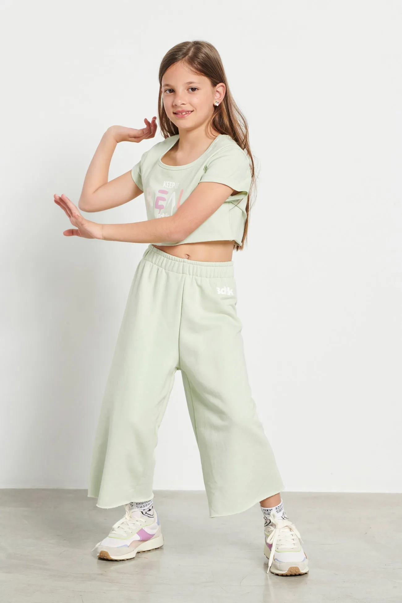 Kids’ BDTK high-waisted 7/8 sweatpants for girls