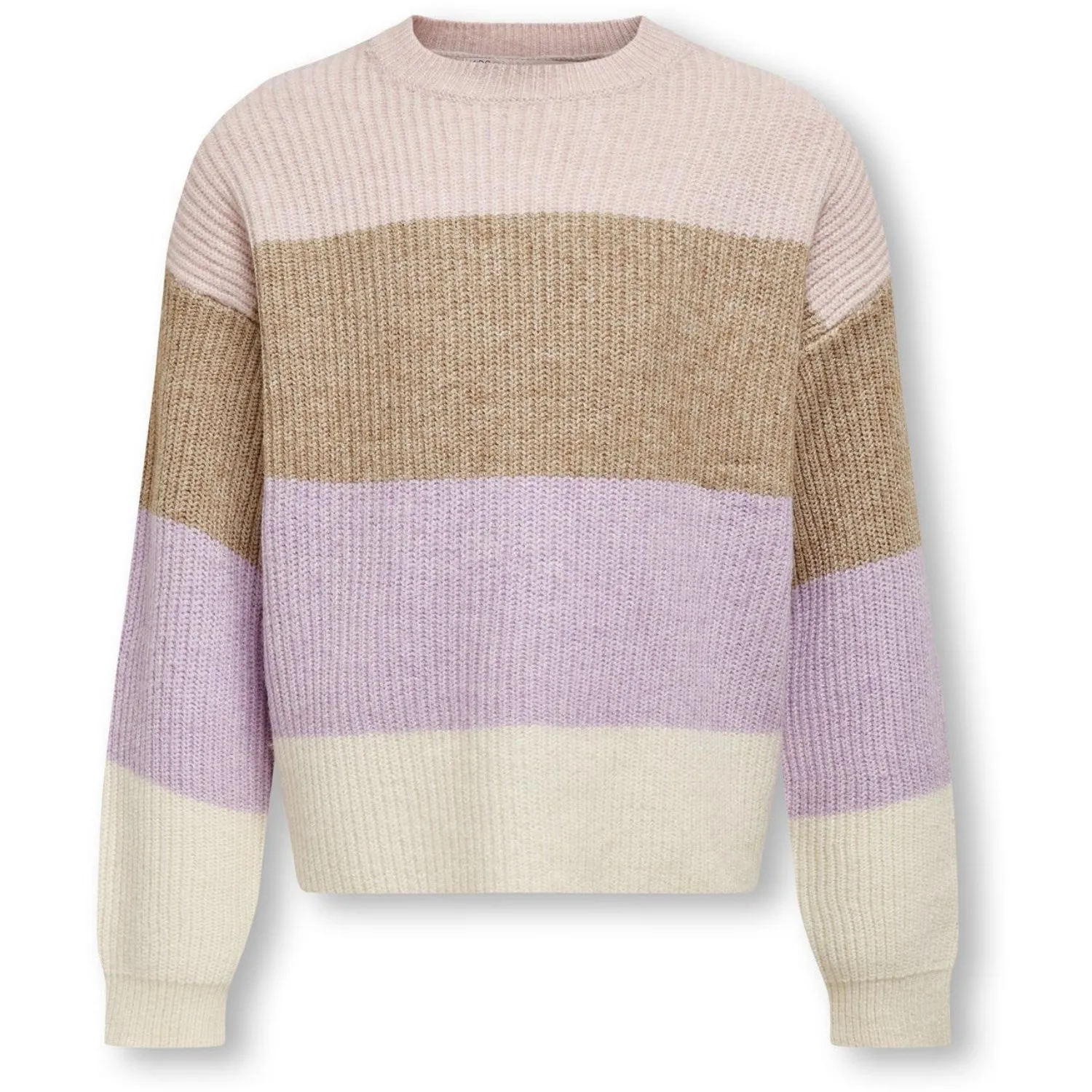 kids ONLY Sepia Rose Sandy Stripe Strik Bluse Noos