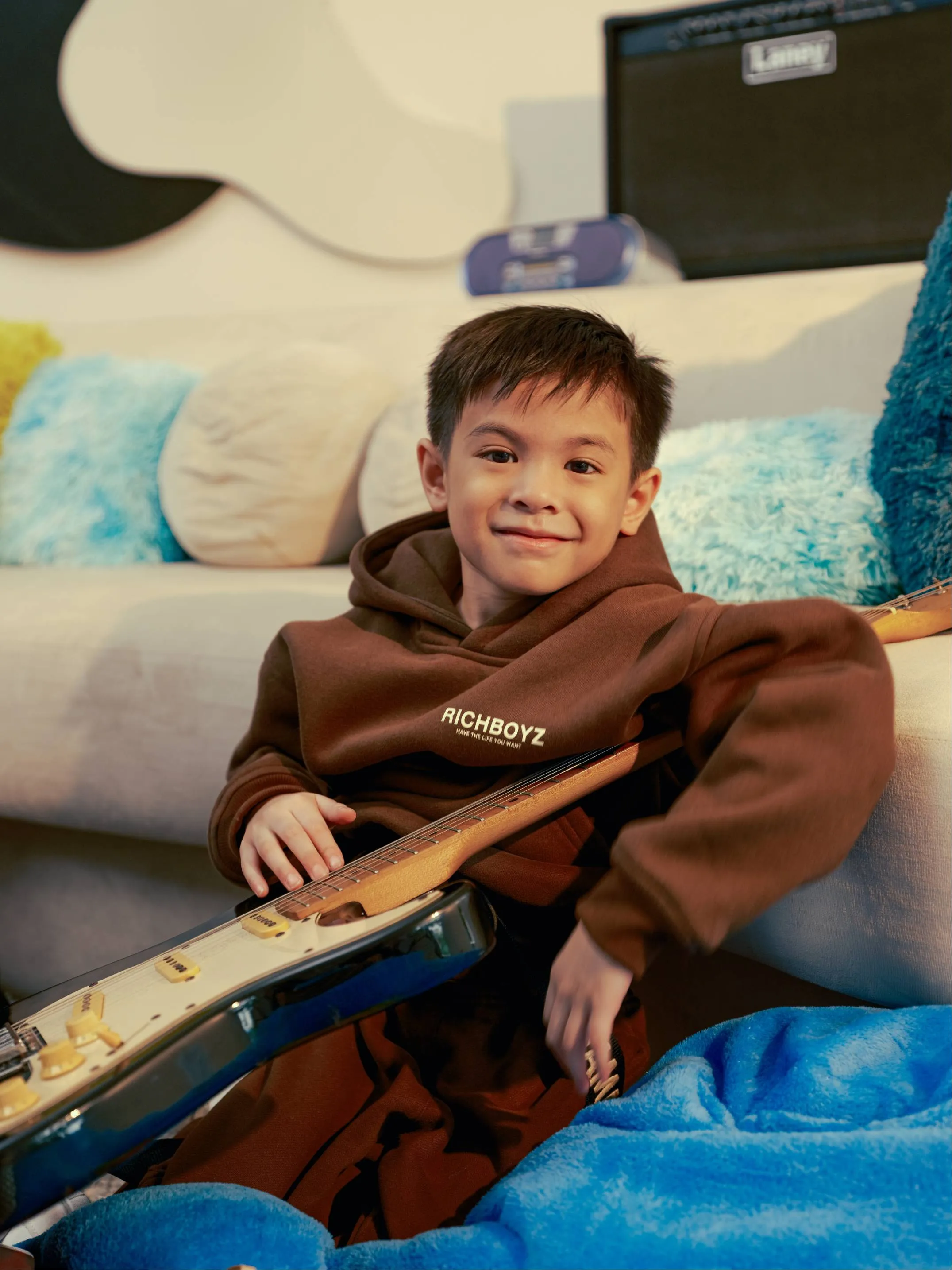 KIDZ SWEATPANTS - CHOCO BROWN
