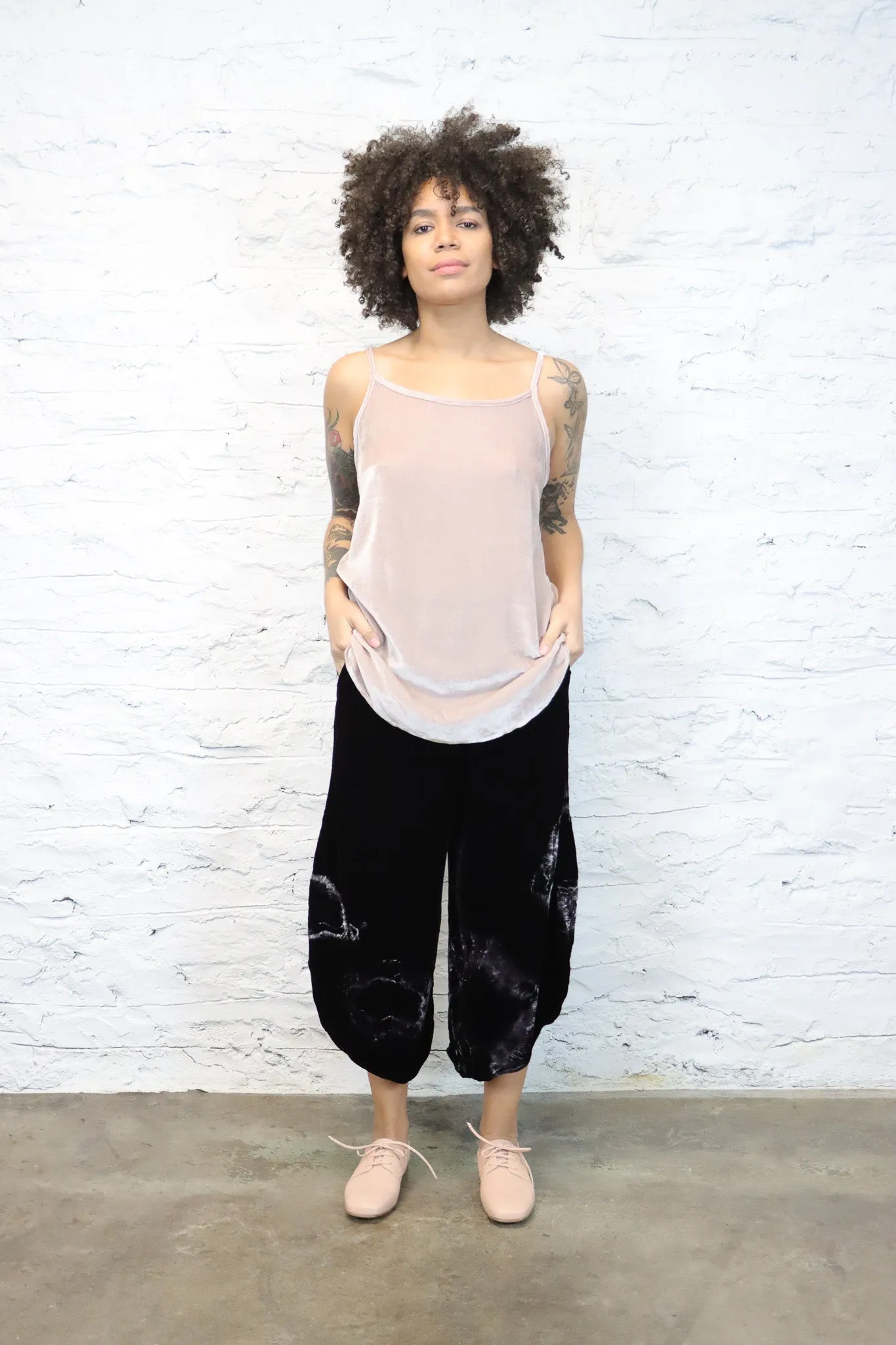 Krista Larson Basic Tie Dye Velvet Pants
