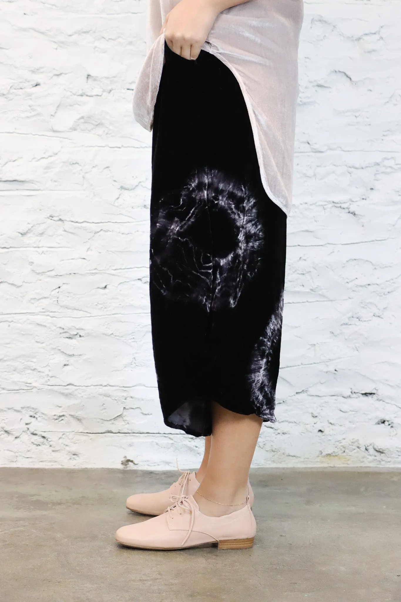 Krista Larson Basic Tie Dye Velvet Pants