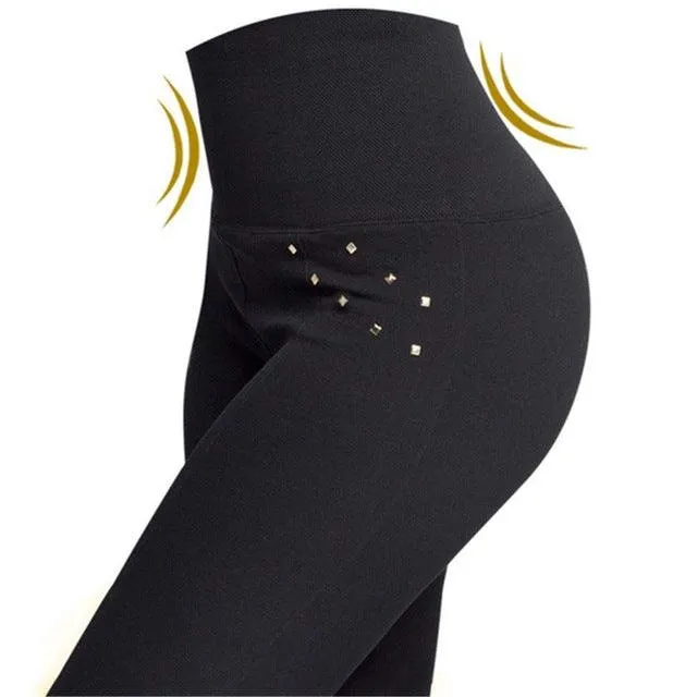 Leggings Push Up Hip Fitness Sexy Leggings Elastic High Waist Slim Jogging Pants Female