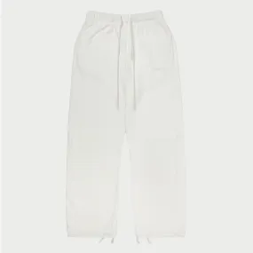 Logo Parachute Sweatpants (White)