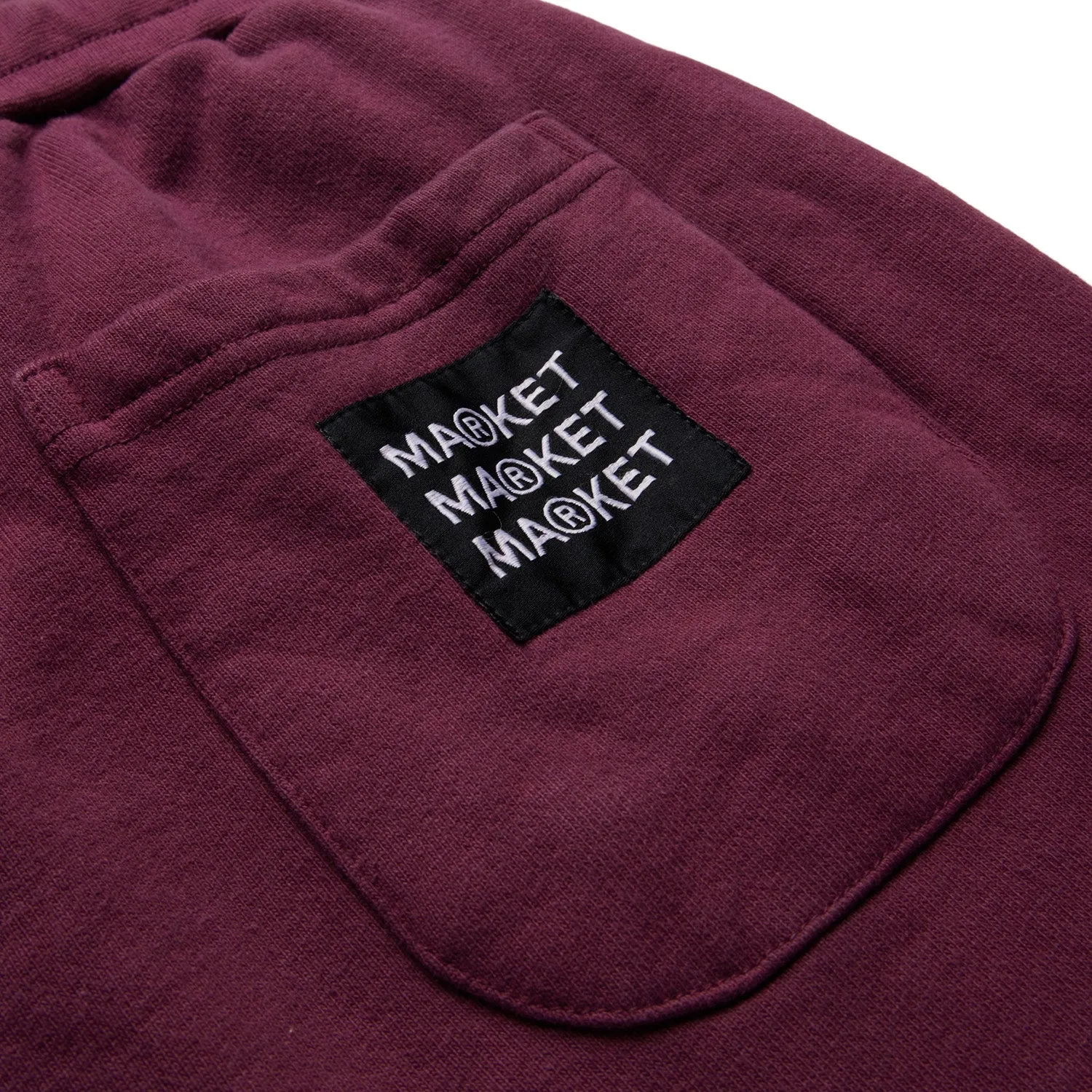 Market Men Vintage Washed Sweatpants Crimson