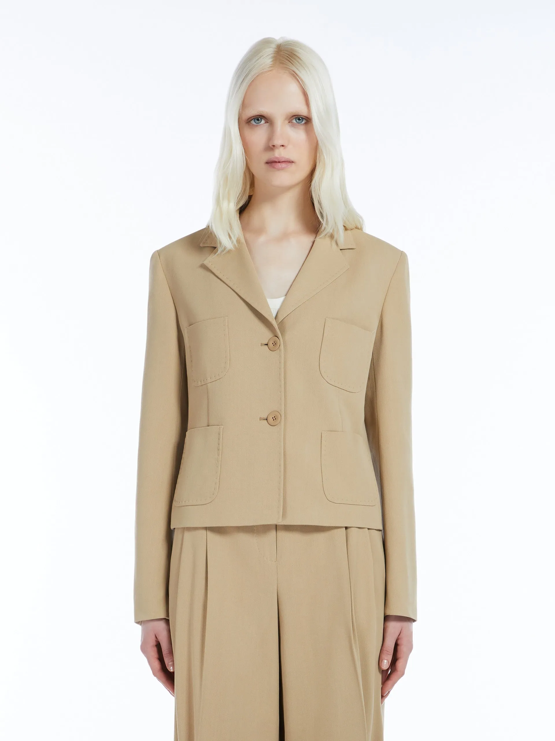 Max Mara | Boxy Wool Colonial Jacket