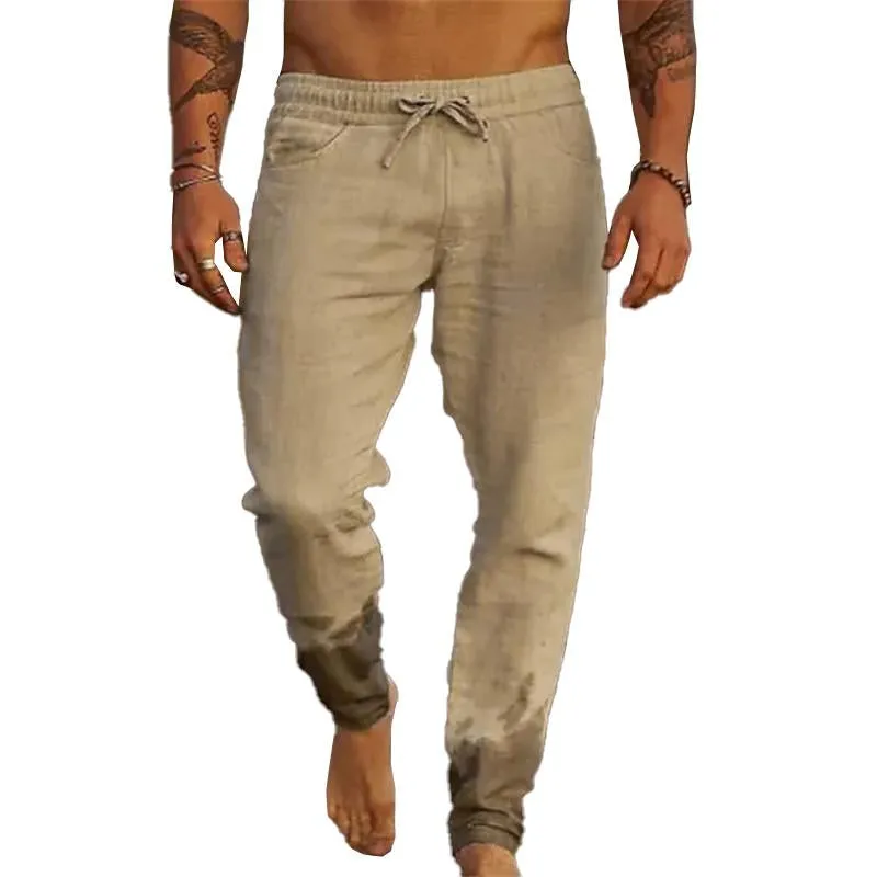 Men's Beach Pants | Casual Drawstring Loose Fit