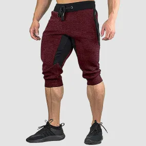 Men's Cropped Shorts  Cotton stretch sweatpants
