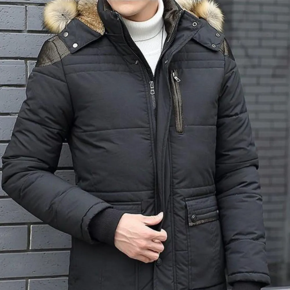 Mens Winter Coat with Hood
