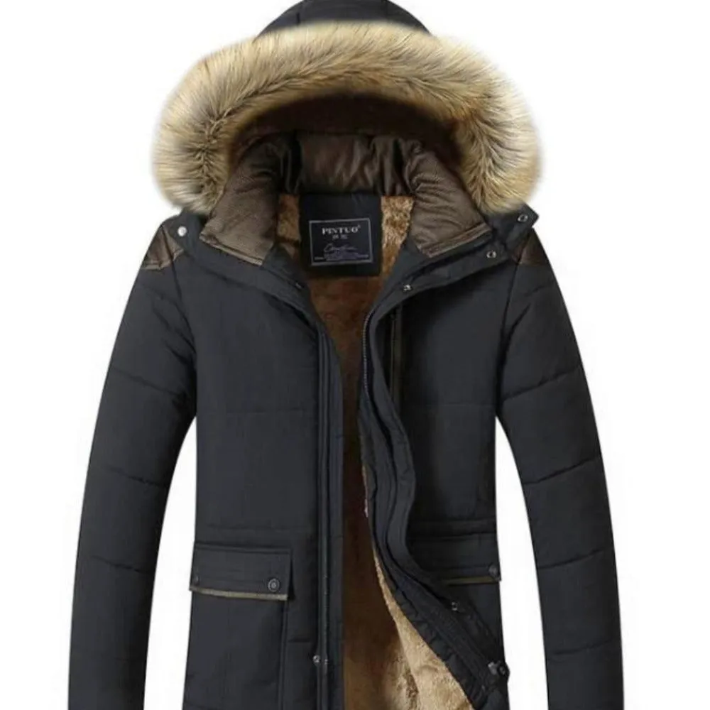 Mens Winter Coat with Hood