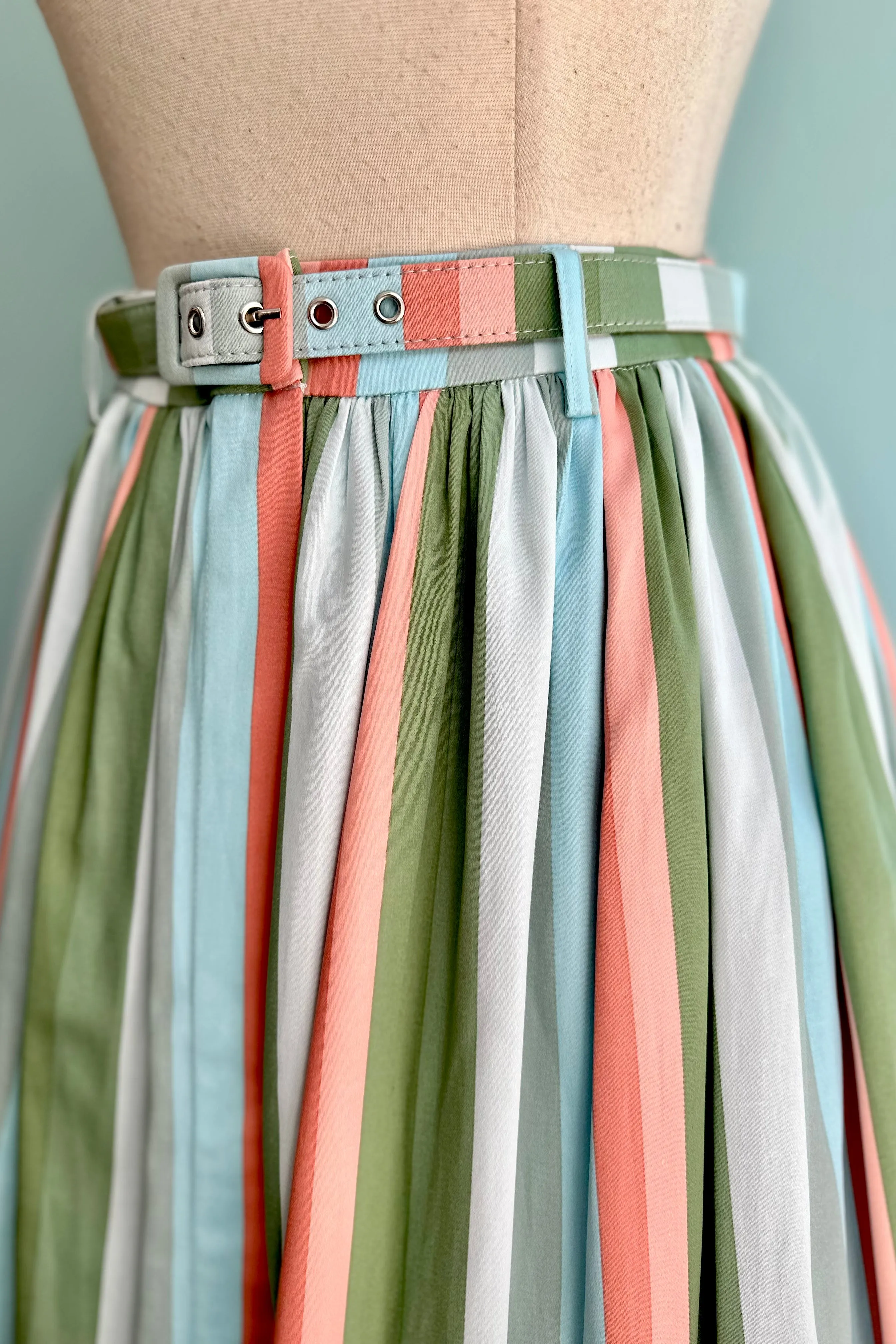 Mila Lollipop Stripes Skirt by Banned