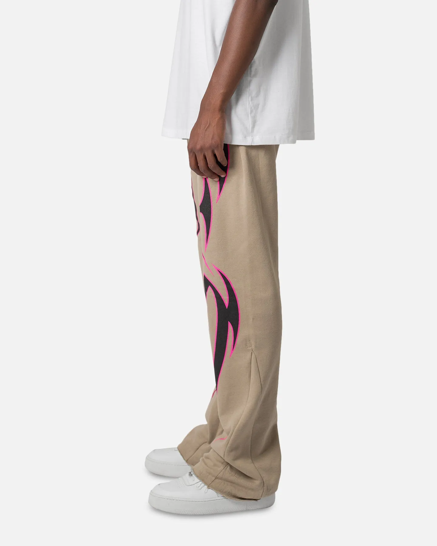 MNML Tribal Bootcut Sweatpants Earth