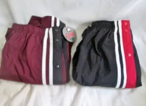 NEW Mens GAME SPORTSWEAR Sweatpants Athletic Workout Fitness Pants M BLACK MAROON