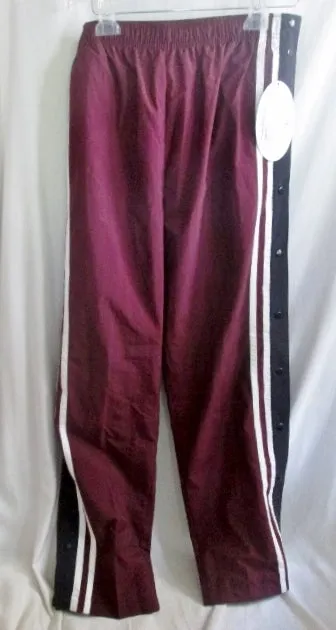 NEW Mens GAME SPORTSWEAR Sweatpants Athletic Workout Fitness Pants M BLACK MAROON