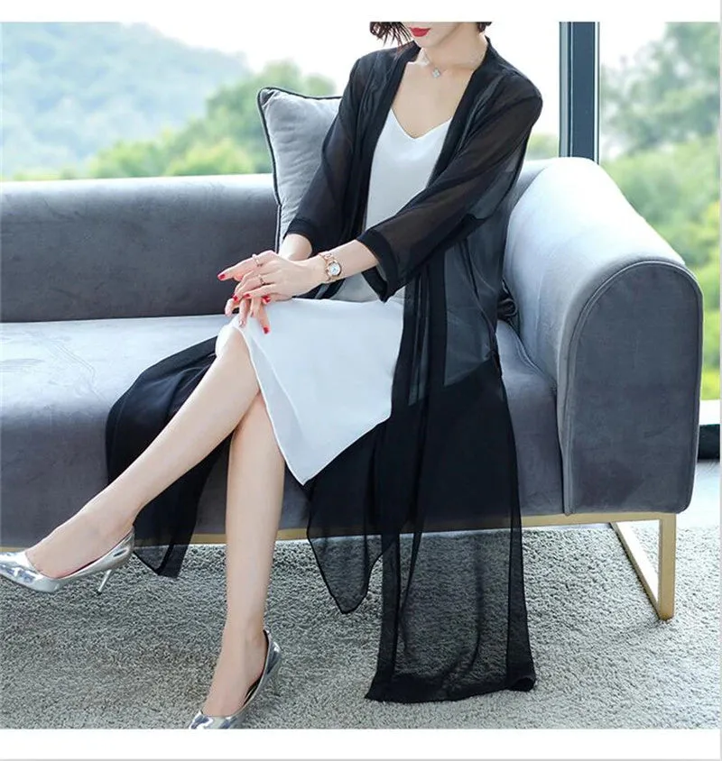NEW navy chiffon layering coat, navy, NZ 12/14  in stock,  preorder other sizes & colours