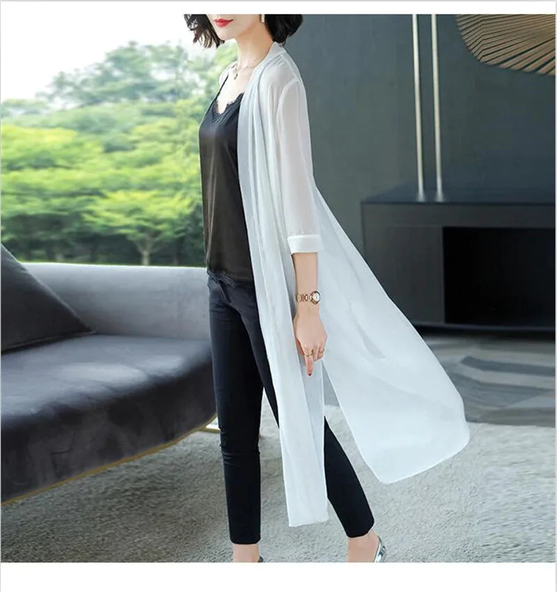 NEW navy chiffon layering coat, navy, NZ 12/14  in stock,  preorder other sizes & colours