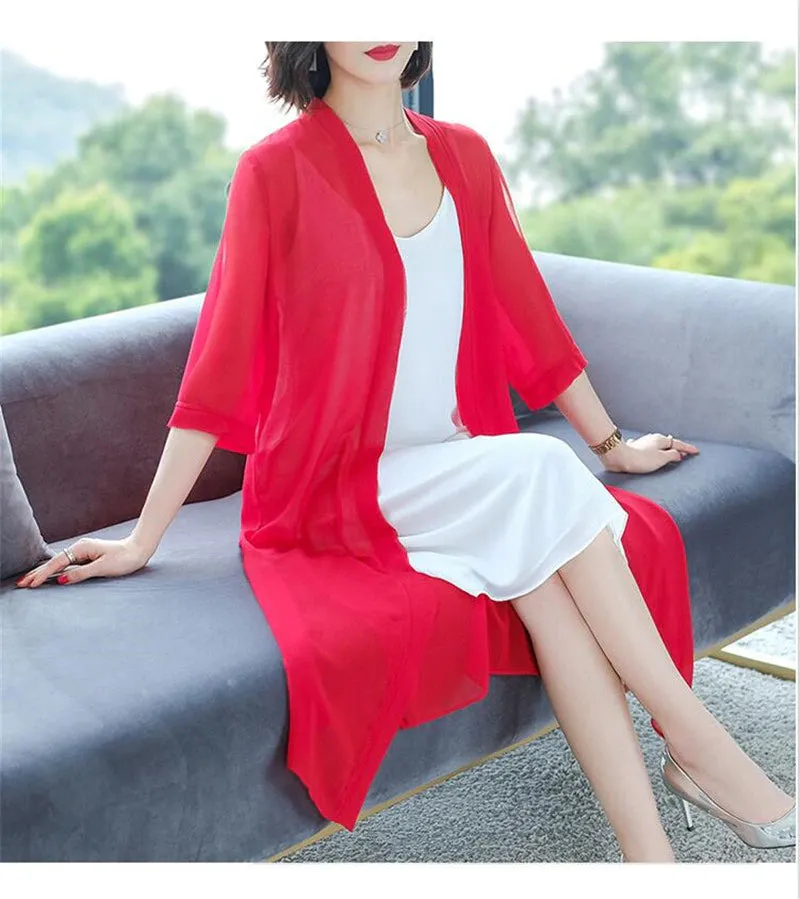 NEW navy chiffon layering coat, navy, NZ 12/14  in stock,  preorder other sizes & colours