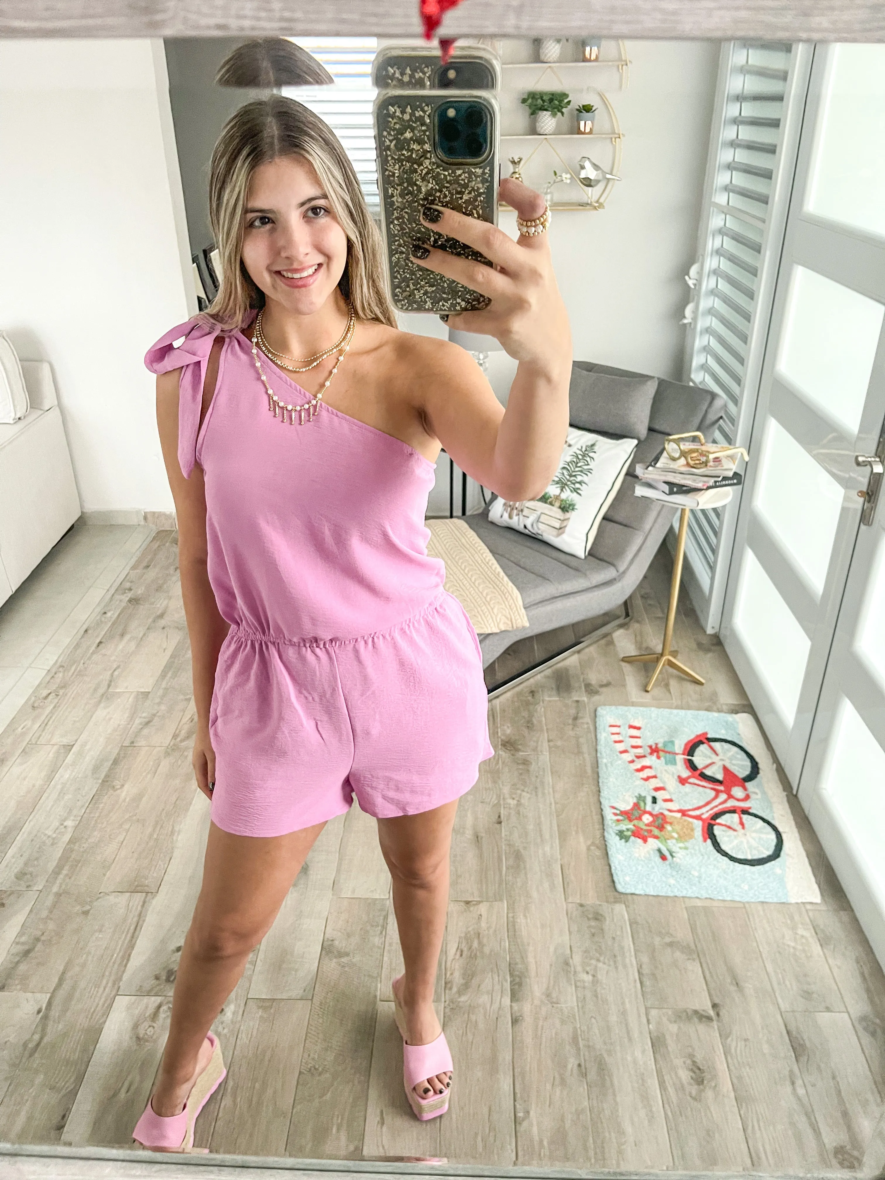 ONE SHOULDER ROMPER