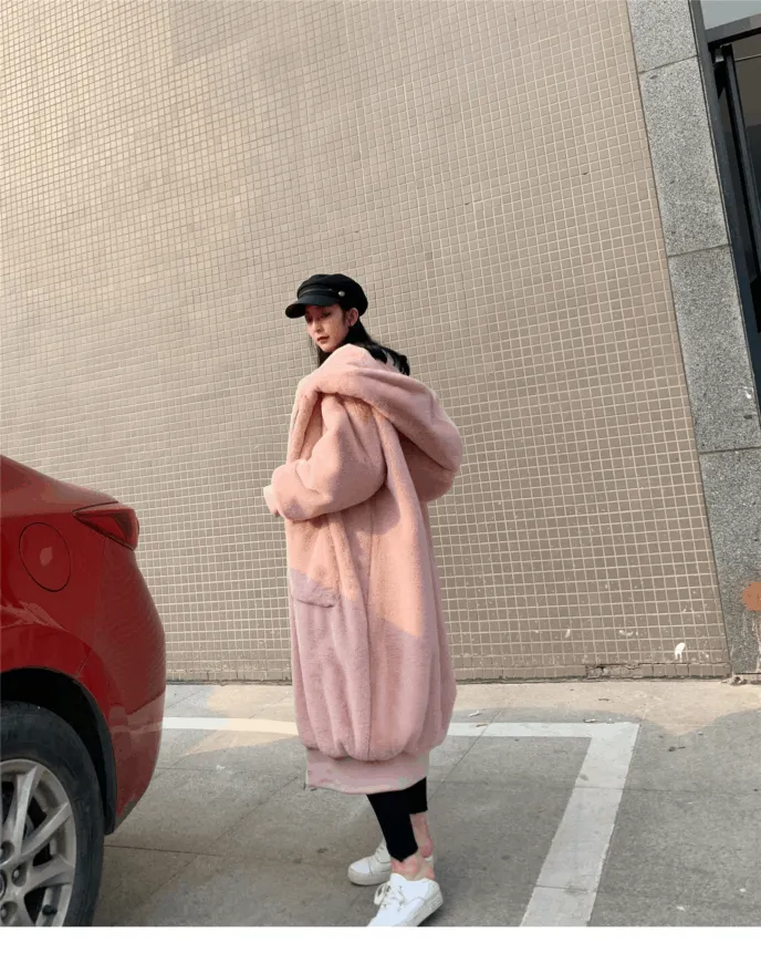 Paula Long Faux Fur Coat
