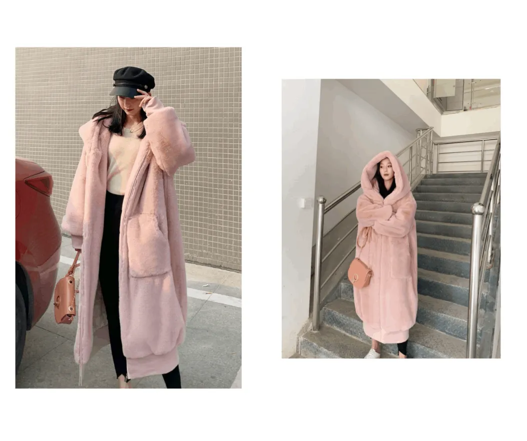 Paula Long Faux Fur Coat