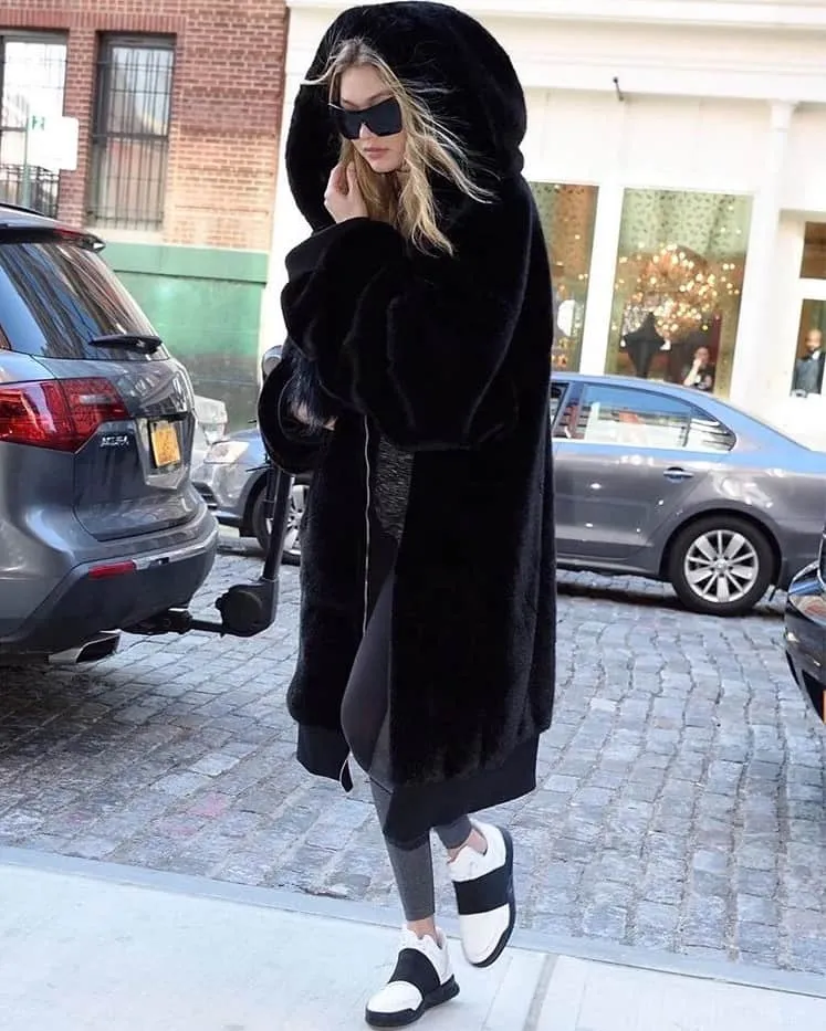 Paula Long Faux Fur Coat