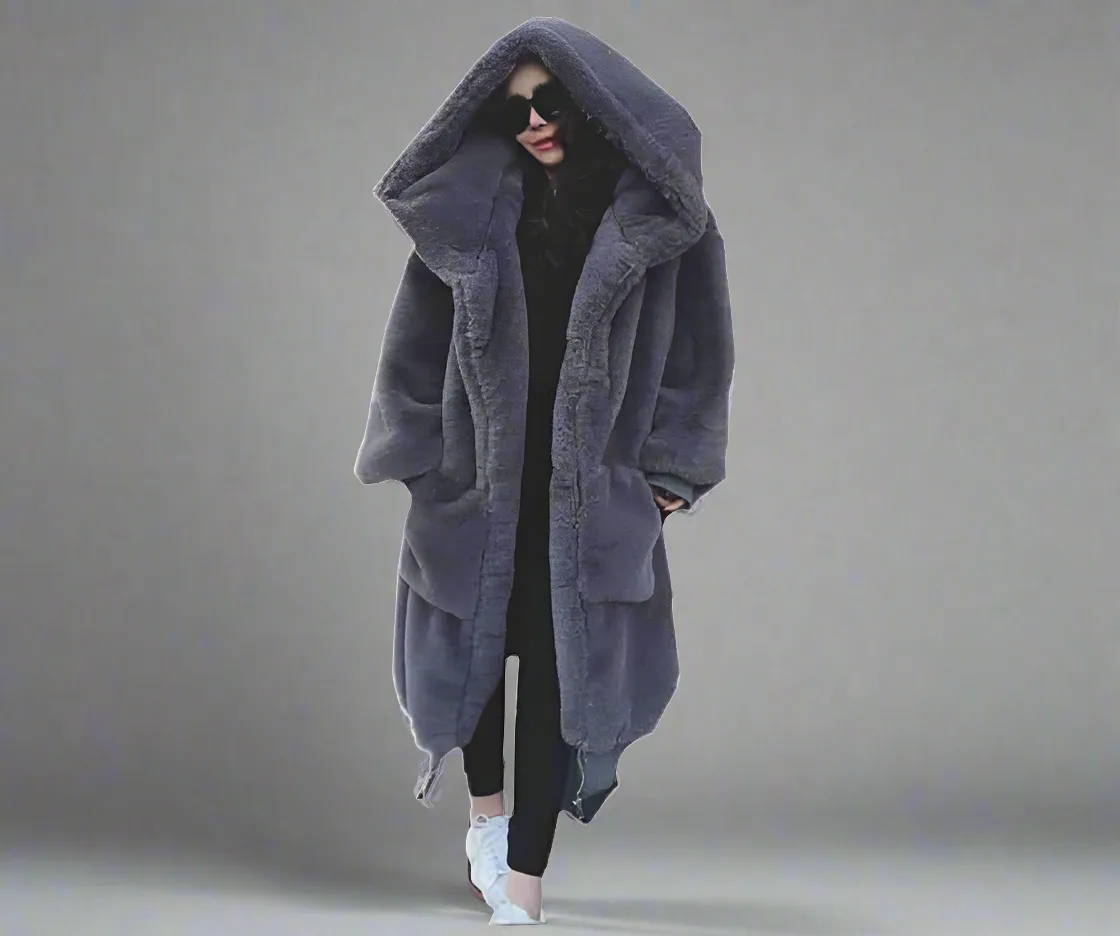 Paula Long Faux Fur Coat