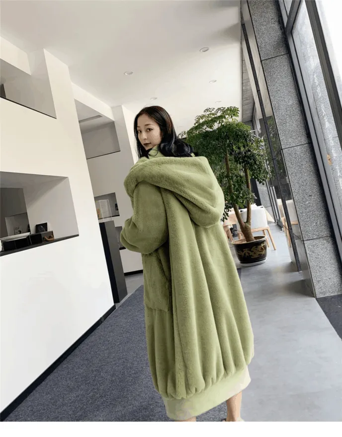 Paula Long Faux Fur Coat