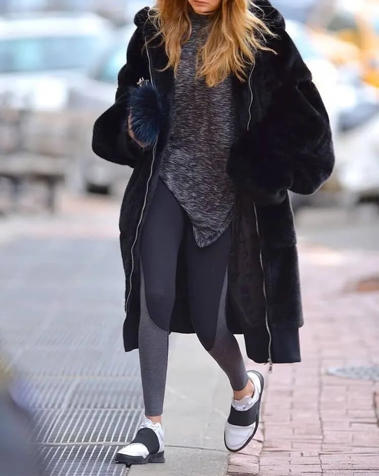 Paula Long Faux Fur Coat