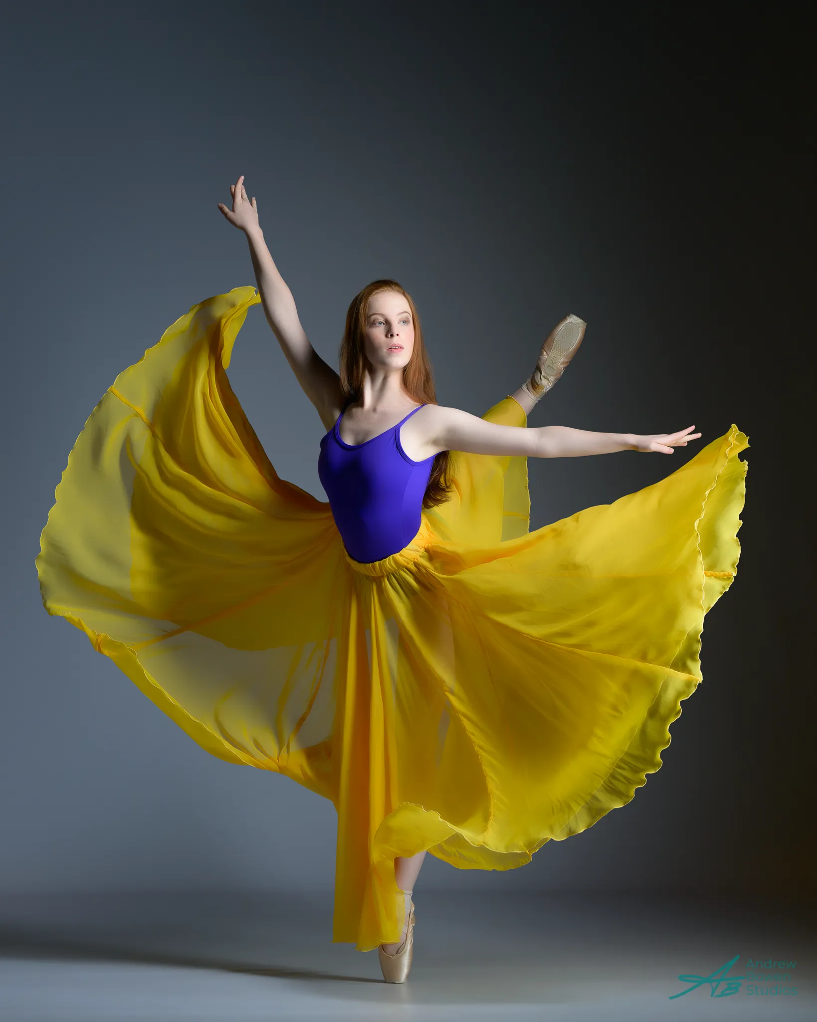 Photoshoot Flying Skirt / Double Circle Skirt / Ballet Pull On Maxi Skirt