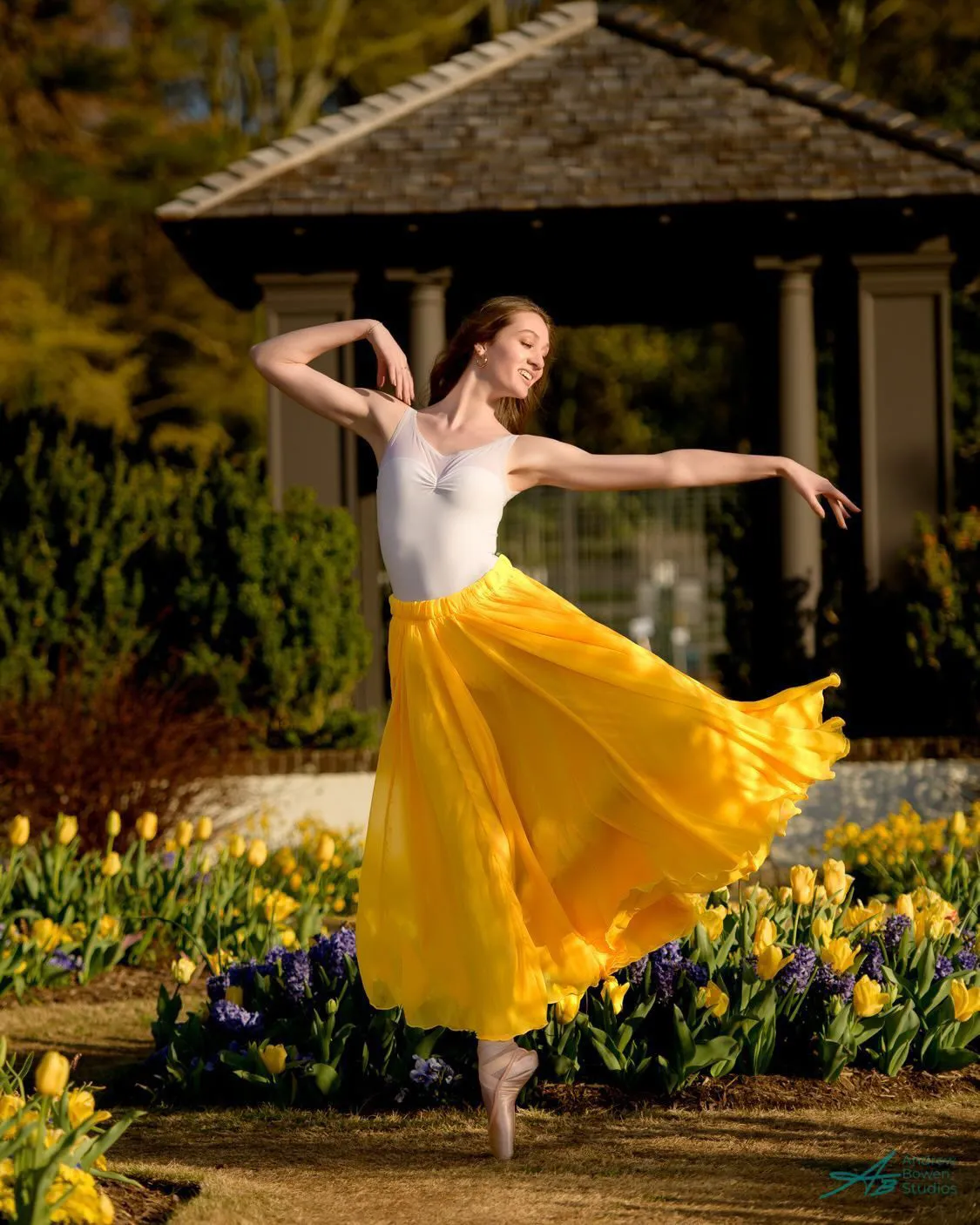 Photoshoot Flying Skirt / Double Circle Skirt / Ballet Pull On Maxi Skirt