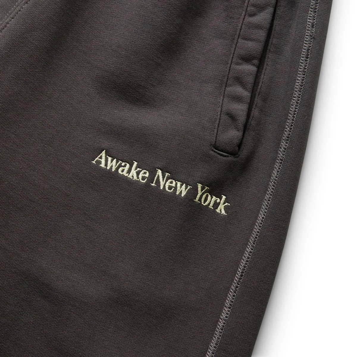 PIGMENT DYED EMBROIDERED SWEATPANTS
