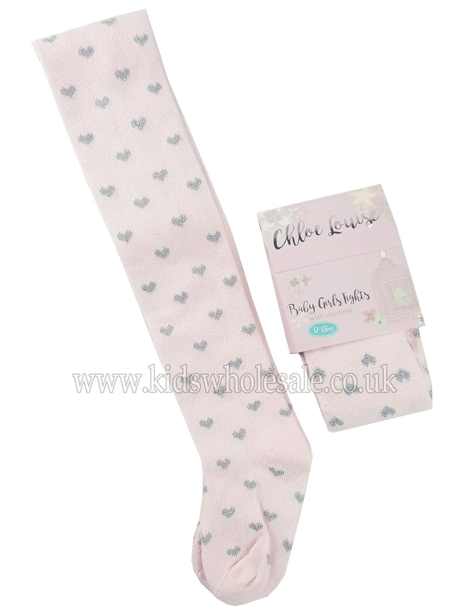 Pink Baby Girl Tights (K12116)