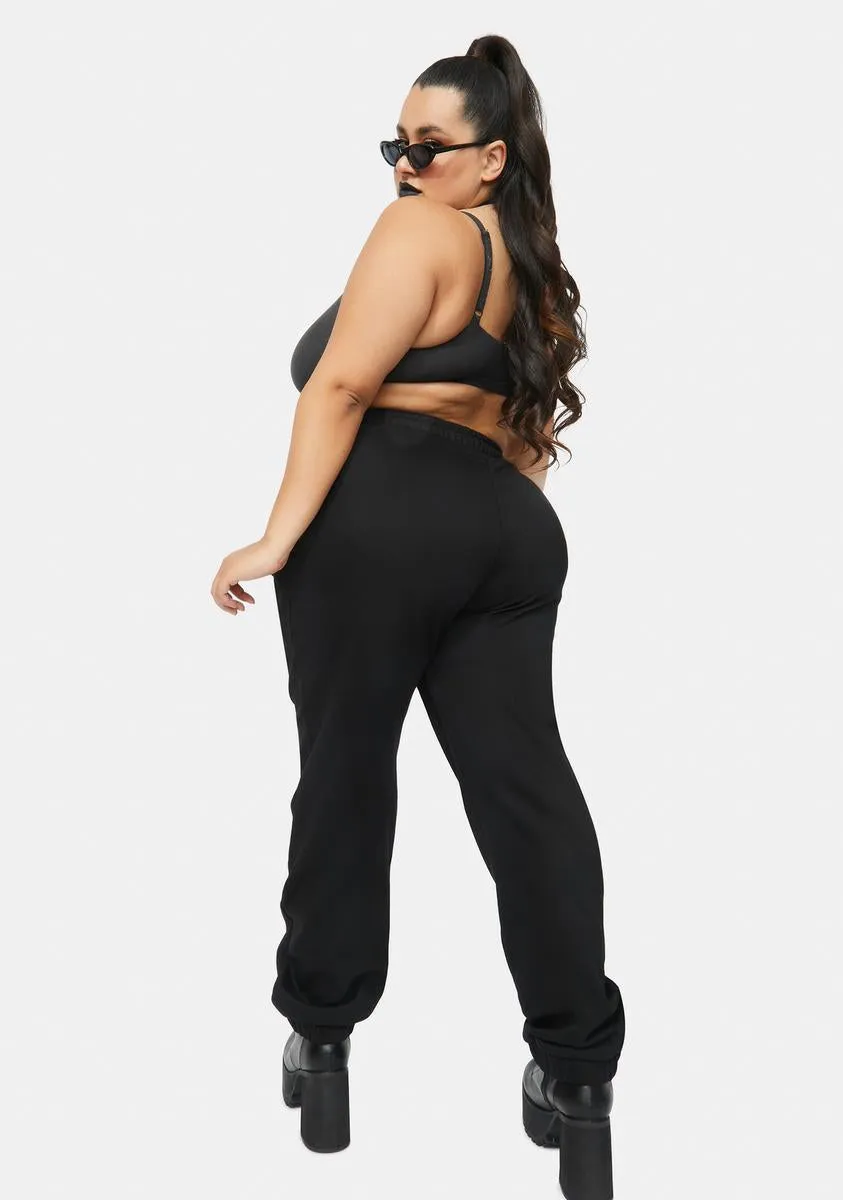 Plus Gates Of Hell Pierced Sweatpants