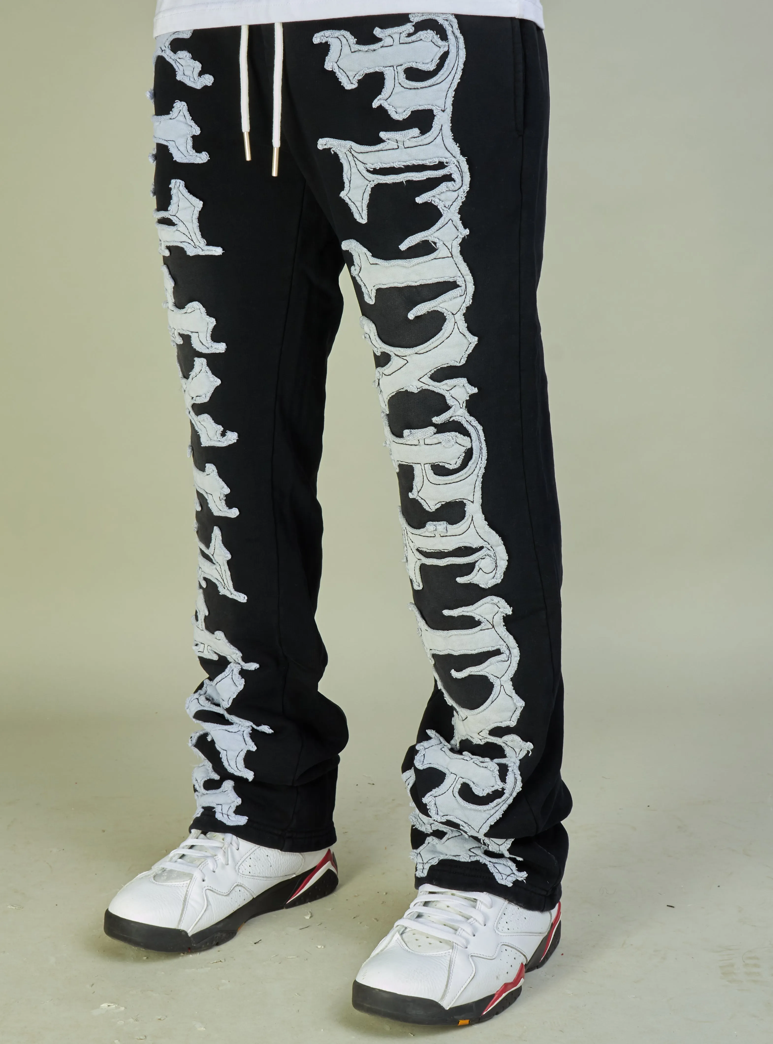 Politics Sweatpants - Hale - Black and White - 707