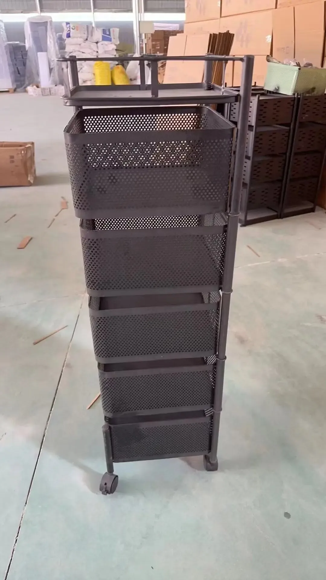 Rotating Shelf - 5 Tier Kitchen Storage