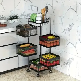 Rotating Shelf - 5 Tier Kitchen Storage