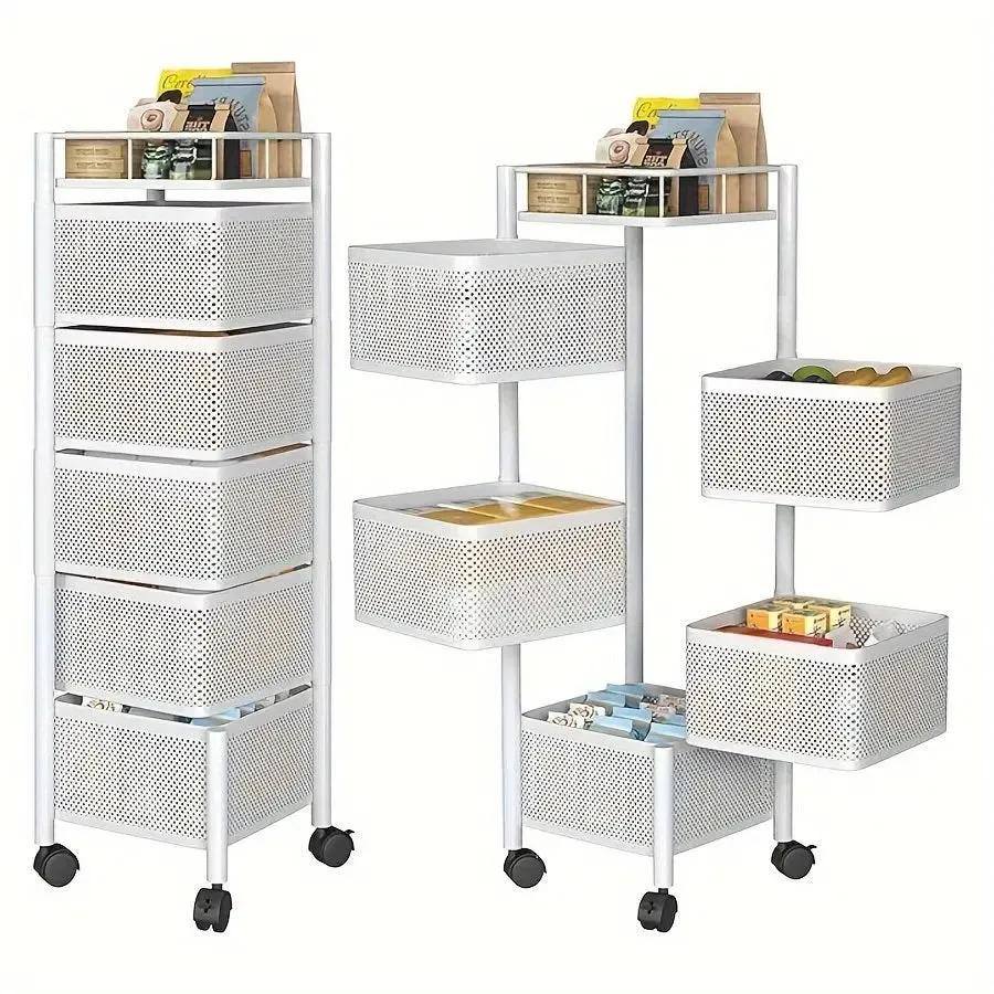 Rotating Shelf - 5 Tier Kitchen Storage
