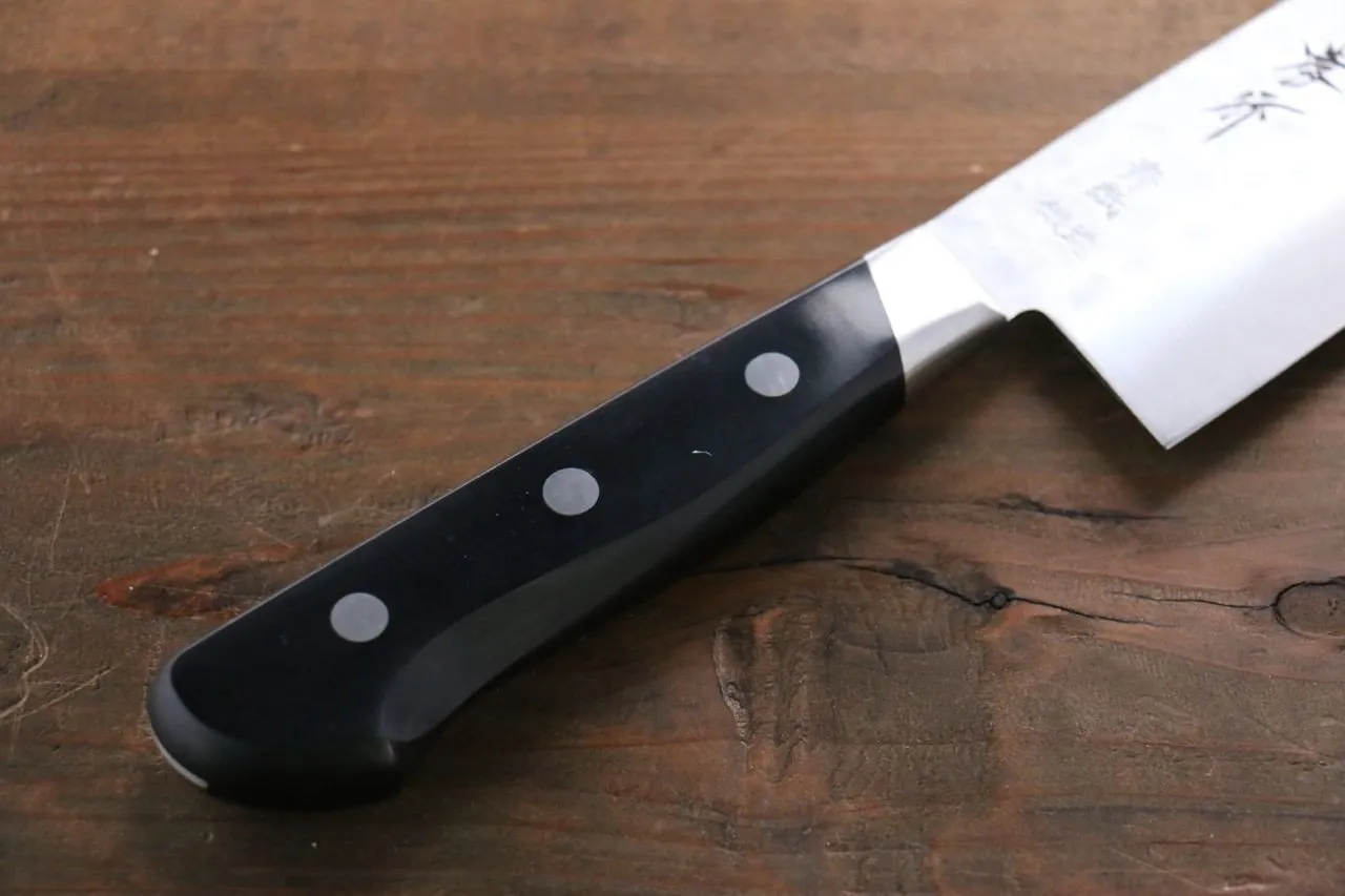 Sakai Takayuki Blue Steel Hammered 3 Layer Santoku 180mm