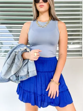 SATIN SKIRT