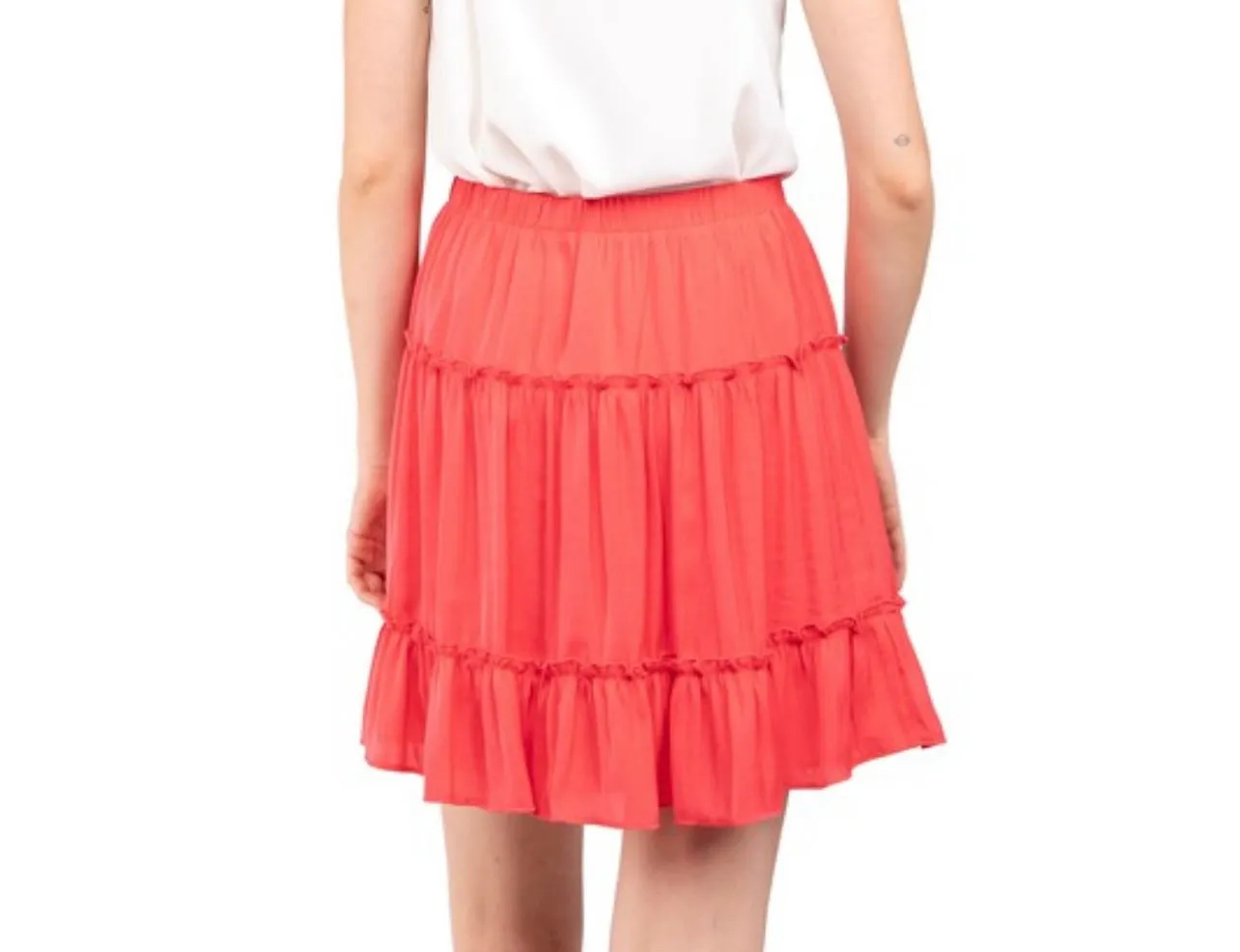 SATIN SKIRT