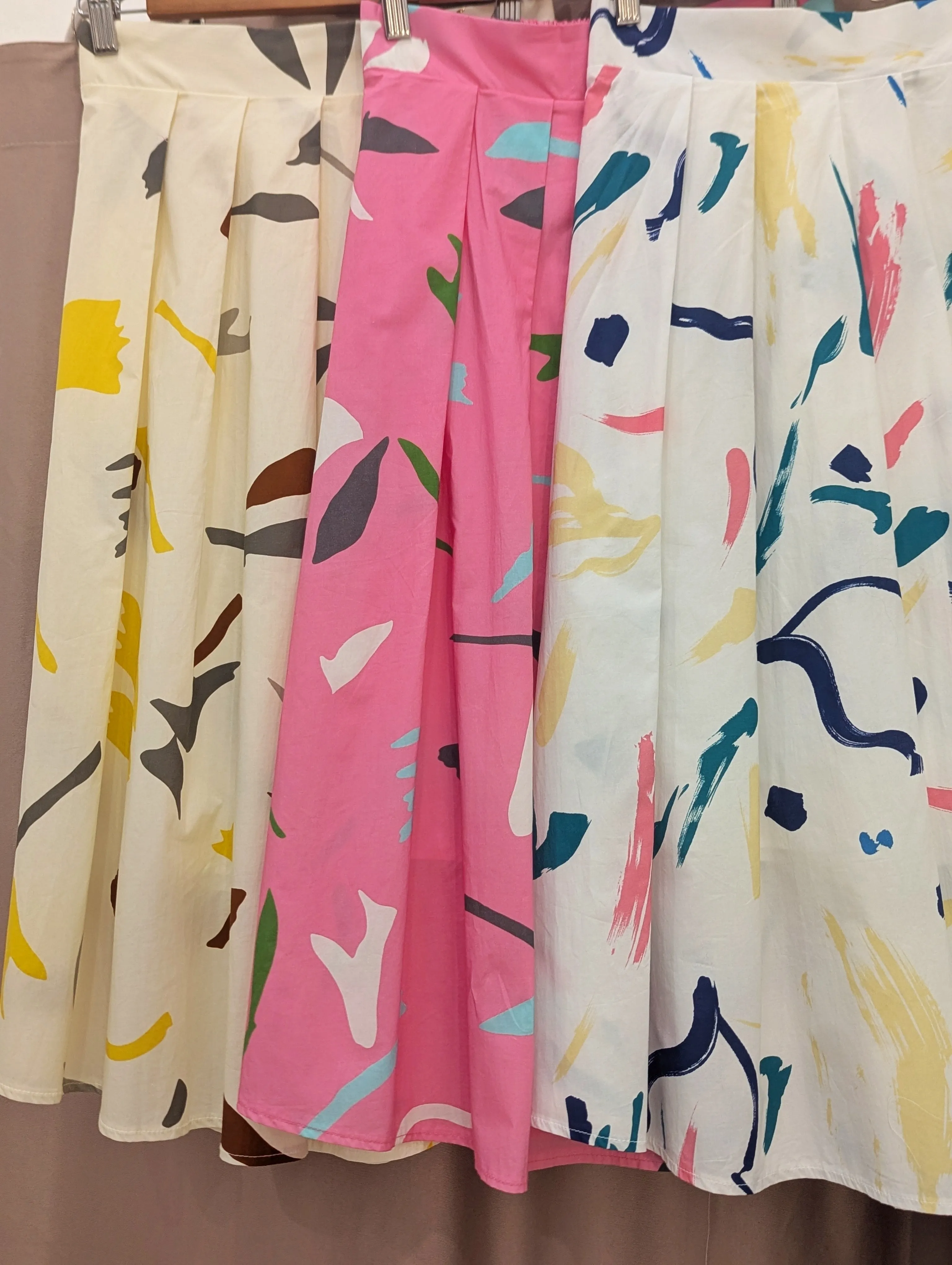 Squiggle Splash Vibrant Skirt