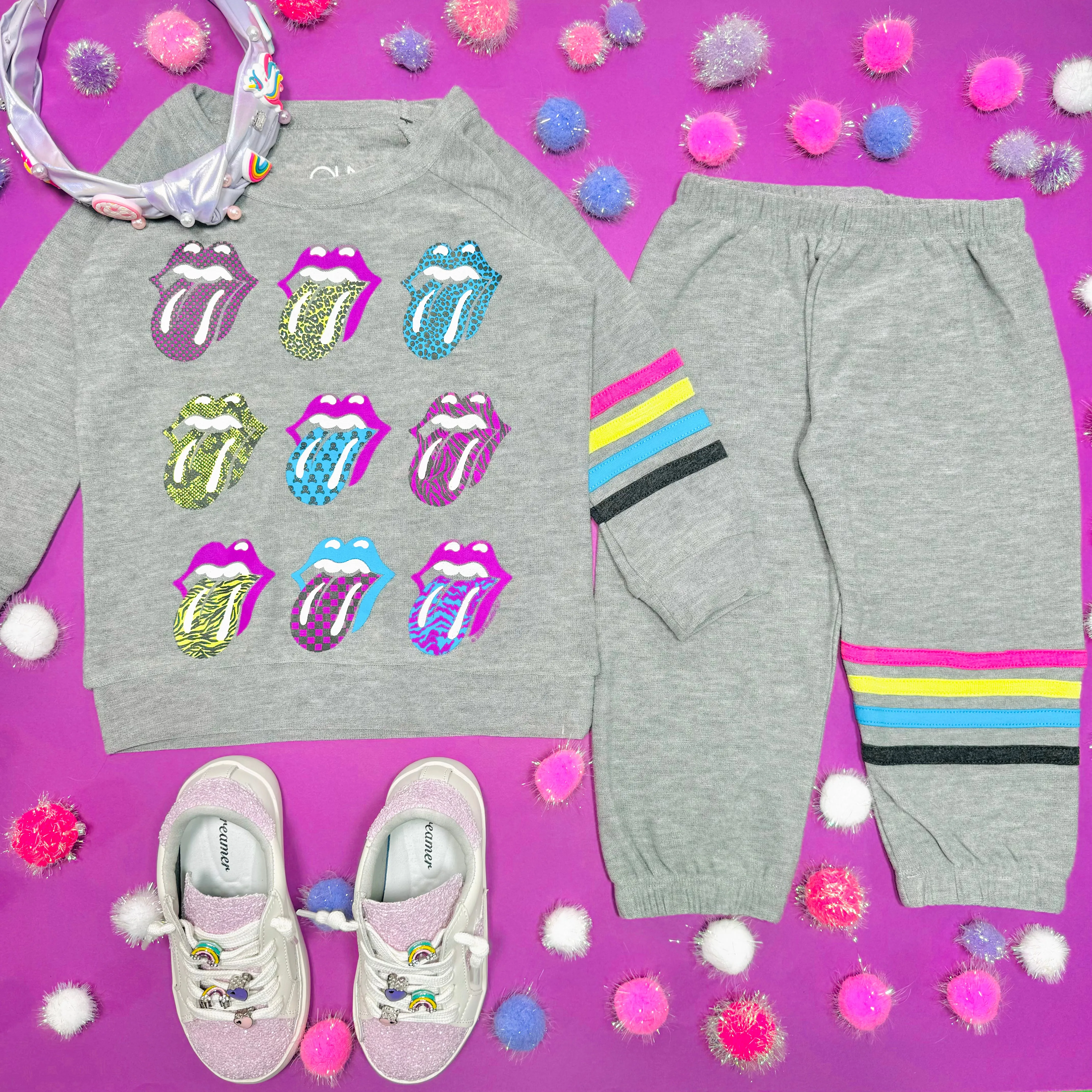 STRIPE SWEATPANTS