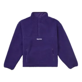 Supreme Polartec Shearling Reversible Pullover (FW24) Purple
