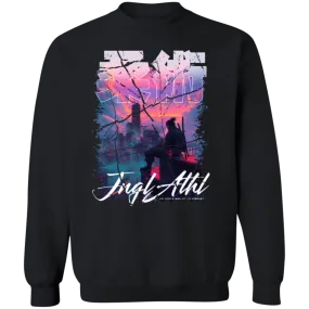Synthwave Samurai - Crewneck Sweatshirt