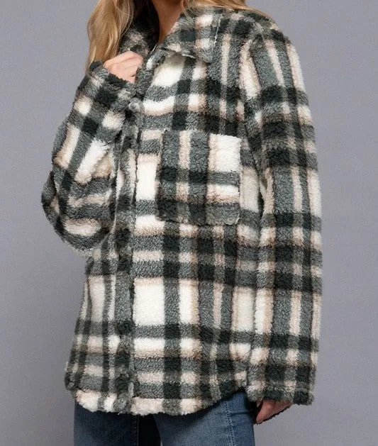 The Big Chill Jacket in Teal/Taupe
