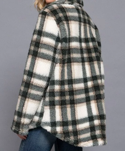 The Big Chill Jacket in Teal/Taupe