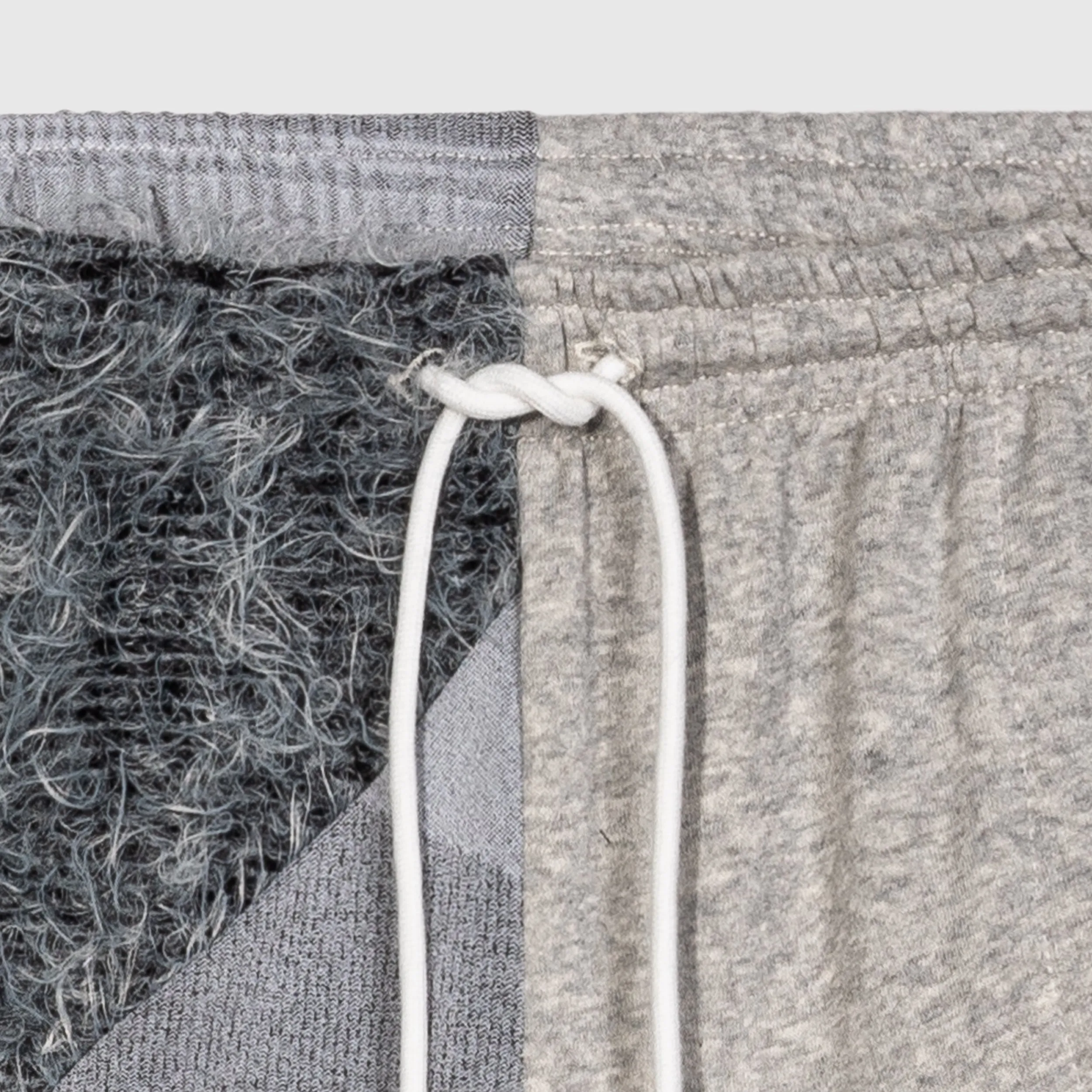 the gray sweatsuit